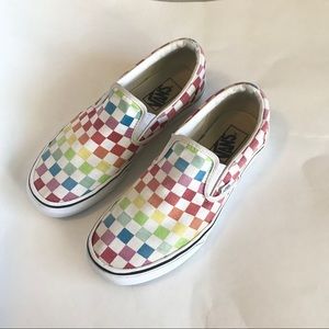 Classic Slip on Vans 6.5 Men 8.0 Woman | Checkered